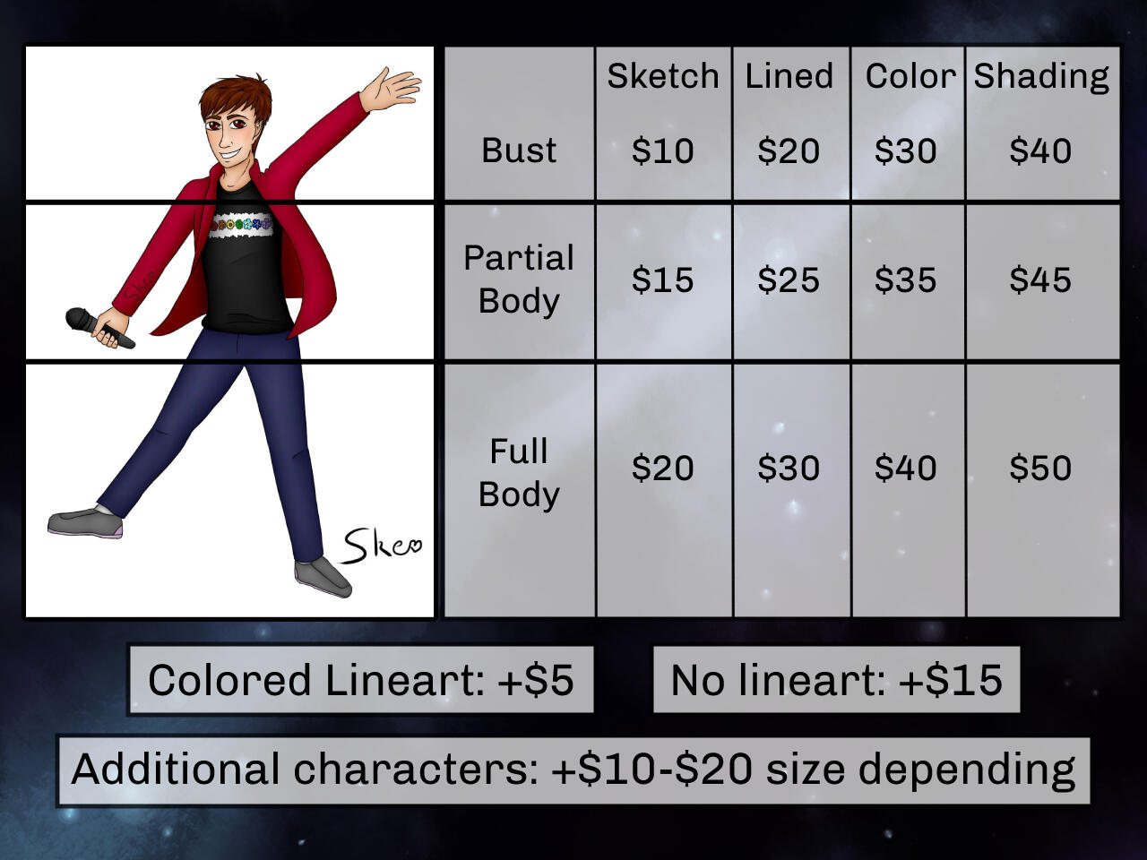 Page 1 Commissions Sheet