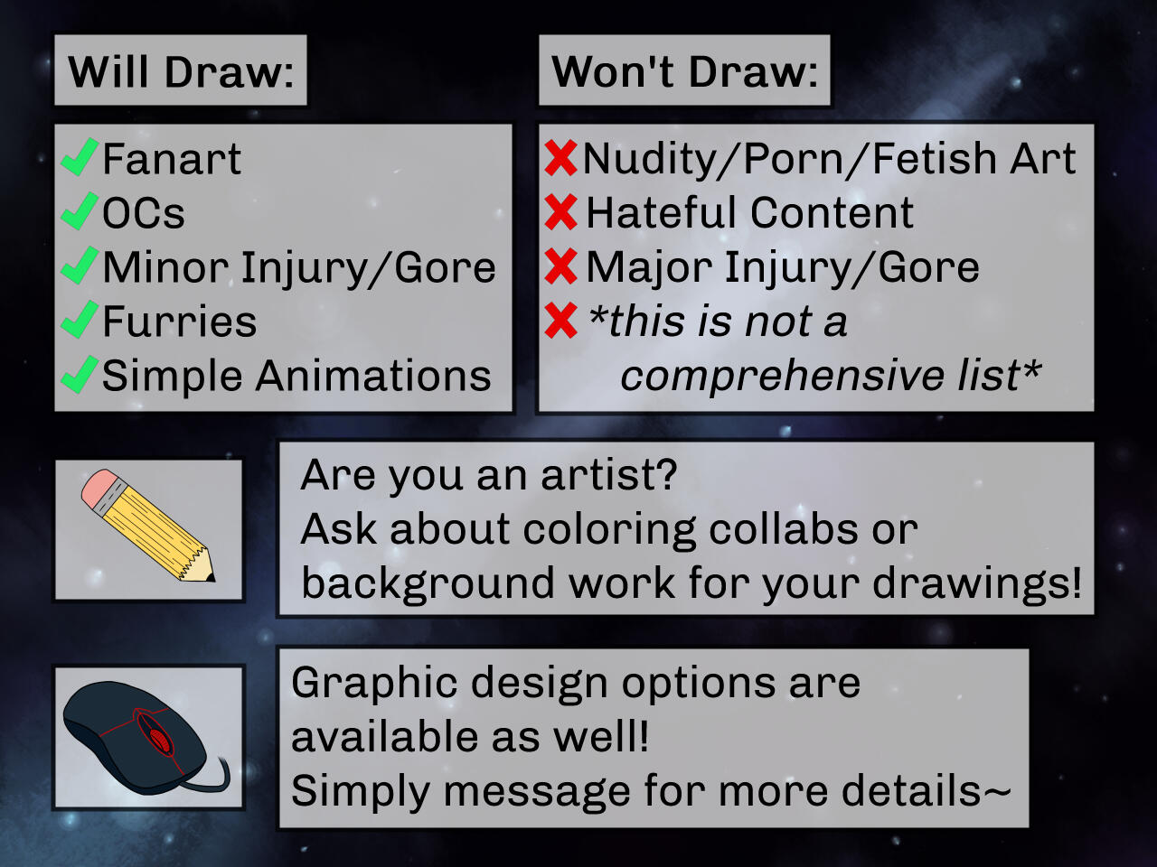 Page 5 Commissions Sheet